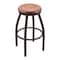 Holland Bar Stool Co 30" Swivel Bar Stool, Bronze Finish, Med Maple Seat 80230BZMedMpl - alternate 1